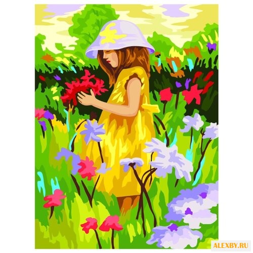 Рыжий кот Картина по номерам