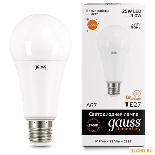 Лампа светодиодная gauss LED