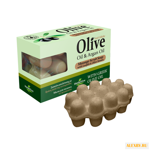 Мыло HerbOlive массажное для