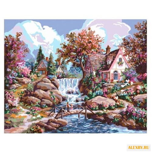 Рыжий кот Картина по номерам