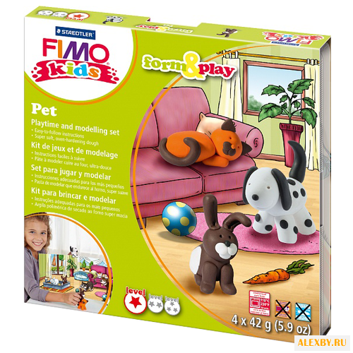Полимерная глина FIMO kids