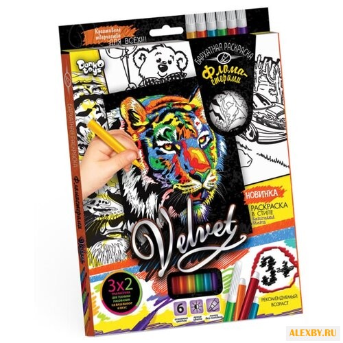 Danko Toys Бархатная раскраска