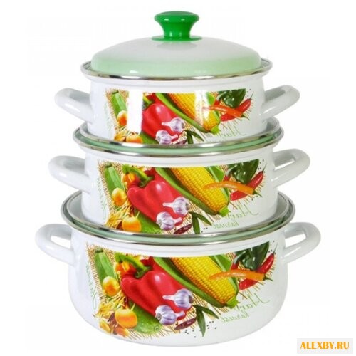 Набор кастрюль КМЗ Урожайный-1