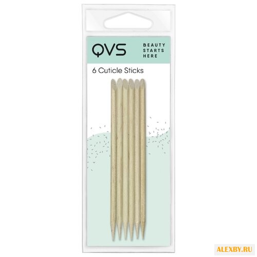 Qvs Палочки для кутикулы 6 шт.