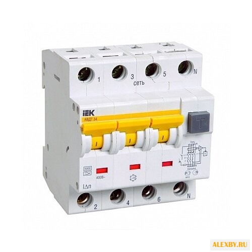 Дифференциальный автомат IEK