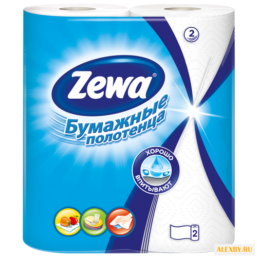 Полотенца бумажные Zewa белые