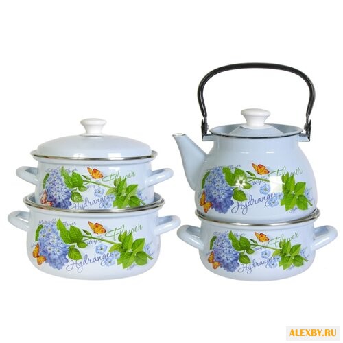 Набор посуды КМЗ Гортензия 7 пр.