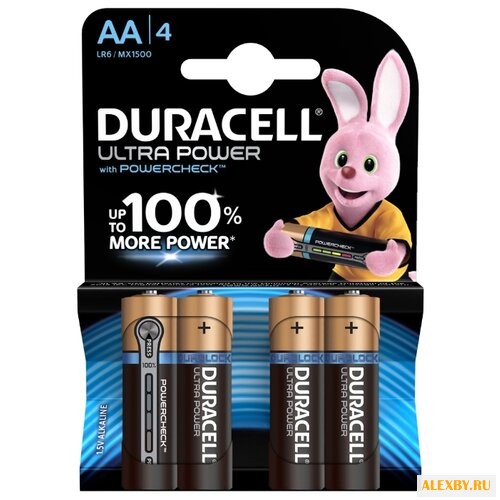 Батарейка AA Duracell LR6-4BL