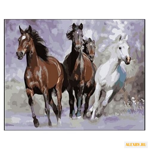 Рыжий кот Картина по номерам