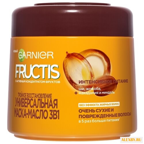 GARNIER Маска-масло для волос 3