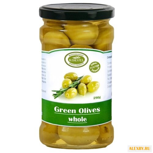Korvel Оливки супер колоссал с