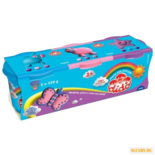 Масса для лепки Dido 3 цвета по