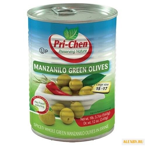 Pri-Chen Оливки Мансанилья