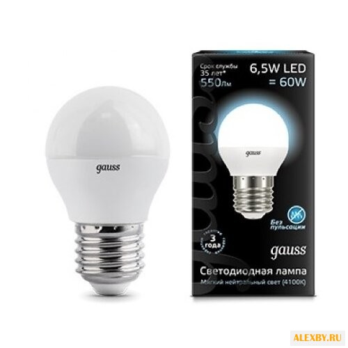 Лампа светодиодная gauss LED