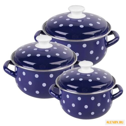 Набор кастрюль КМЗ Моника-3-1 6