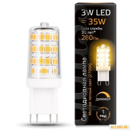 Лампа светодиодная gauss LED G9