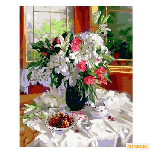 Рыжий кот Картина по номерам