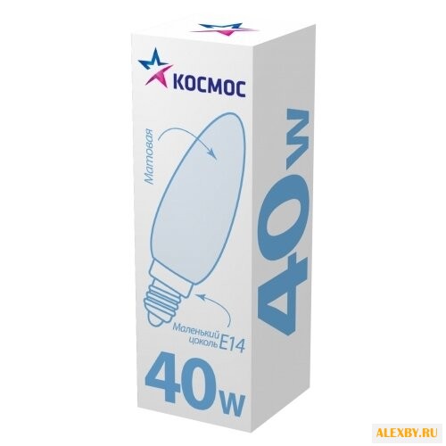 Лампа накаливания КОСМОС Свеча
