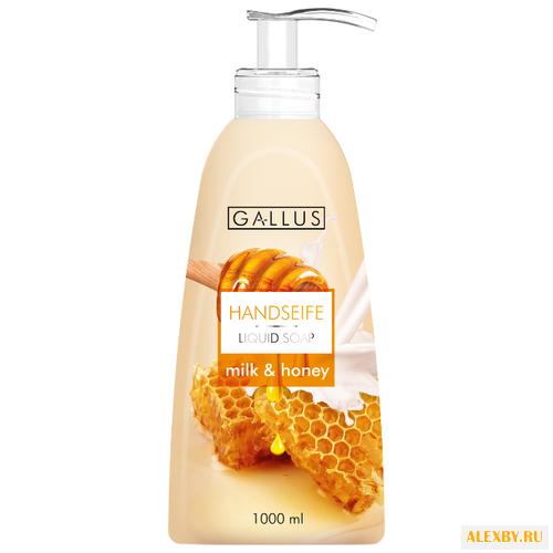 Мыло жидкое Gallus Молоко и Мёд