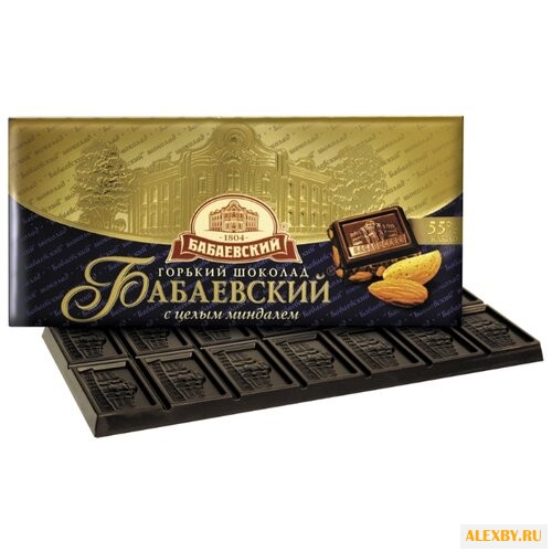 Шоколад Бабаевский горький с