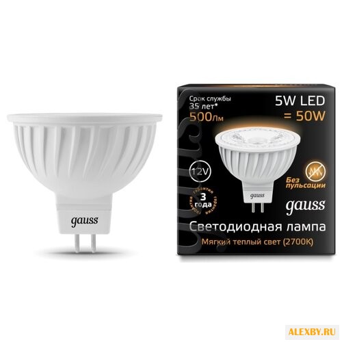 Лампа светодиодная gauss LED