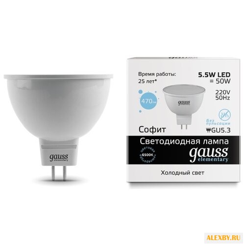 Лампа светодиодная gauss LED