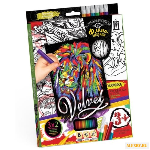 Danko Toys Бархатная раскраска