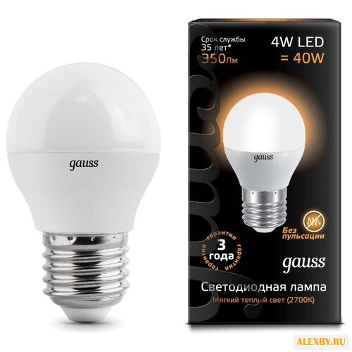 Лампа светодиодная gauss LED