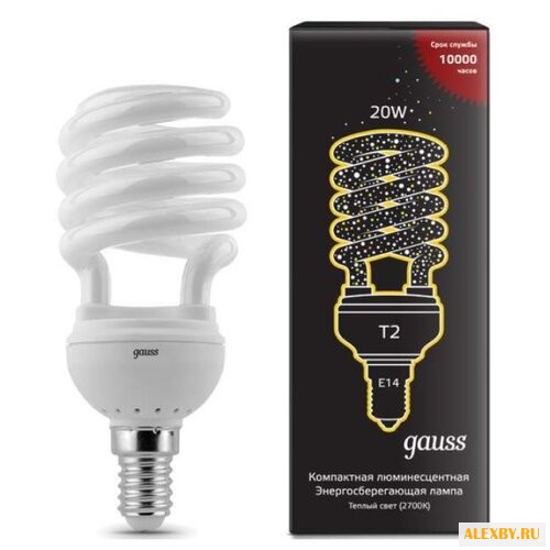 Лампа люминесцентная gauss T2