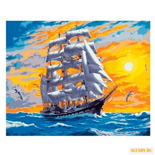 Рыжий кот Картина по номерам