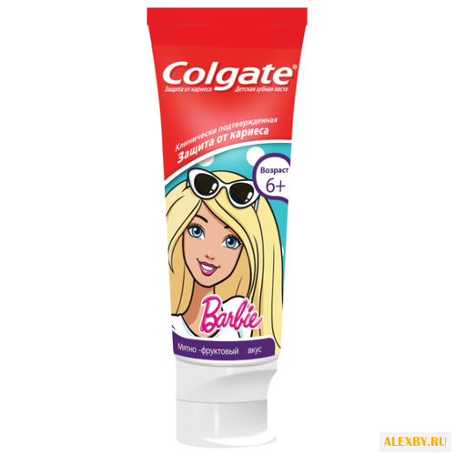 Зубная паста Colgate Barbie 6+