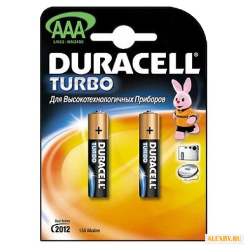 Батарейка AAA Duracell LR03-2BL
