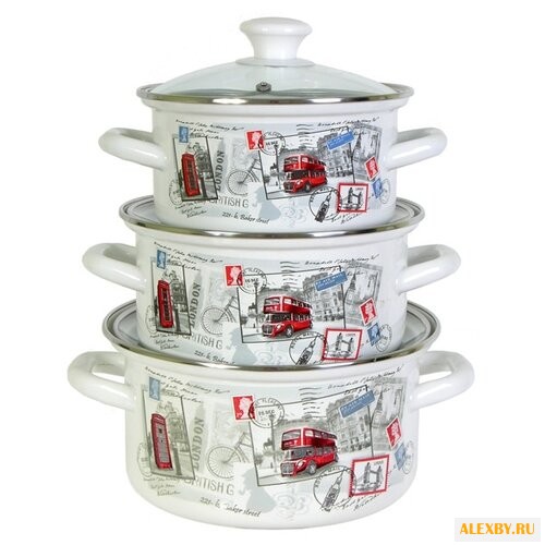 Набор кастрюль КМЗ Вояж-Экстра