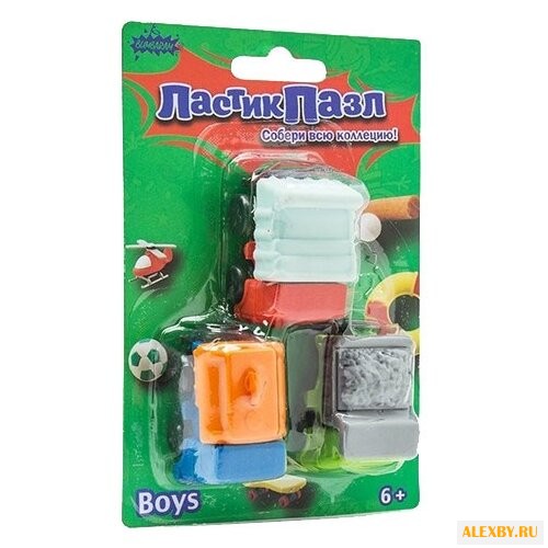 Бумбарам ластик-пазл Грузовики