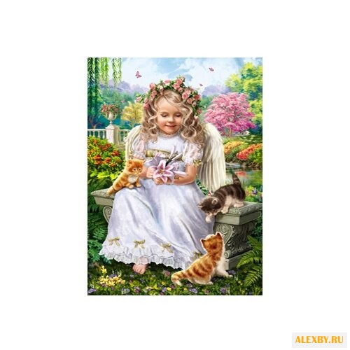 Рыжий кот Картина по номерам
