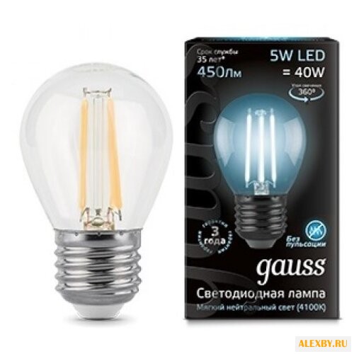 Лампа светодиодная gauss LED