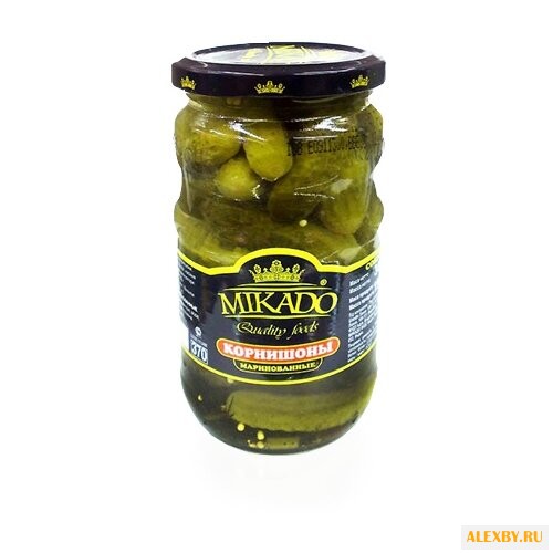 Корнишоны маринованные 3-6 см