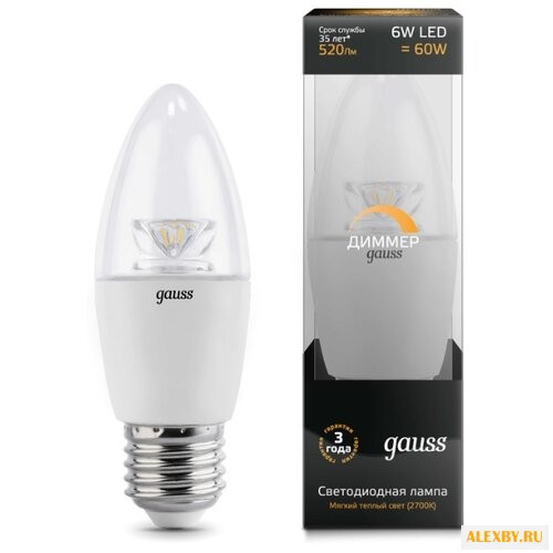 Лампа светодиодная gauss LED