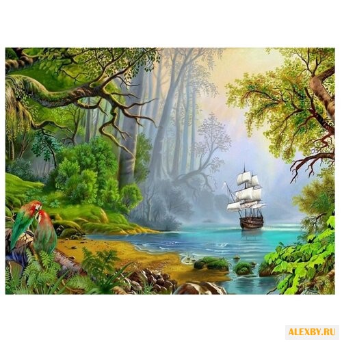 Рыжий кот Картина по номерам