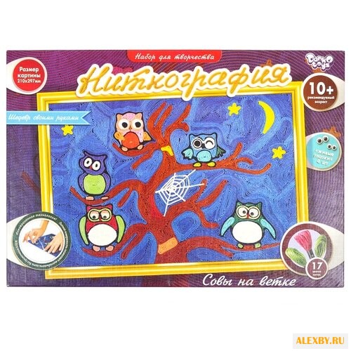 Danko Toys Ниткография Совы на