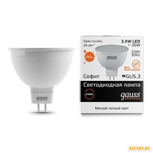 Лампа светодиодная gauss LED