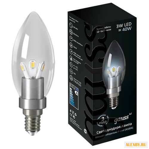 Лампа светодиодная gauss LED