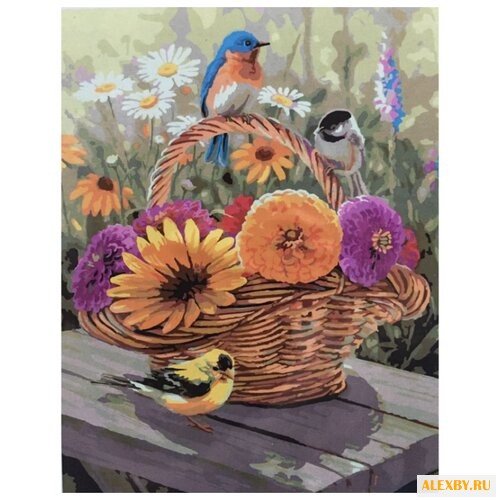 Рыжий кот Картина по номерам