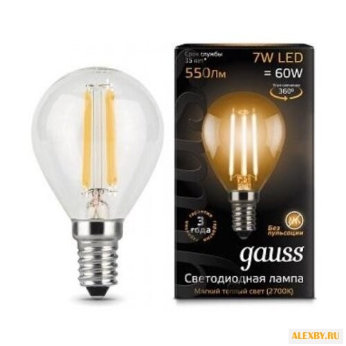 Лампа светодиодная gauss LED