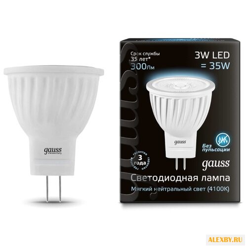 Лампа светодиодная gauss LED