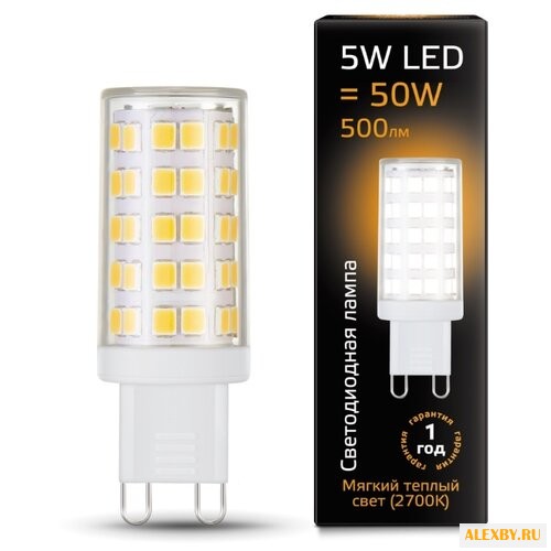 Лампа светодиодная gauss LED G9