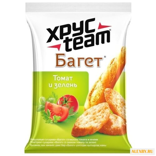 ХРУСteam Багет Томат и зелень