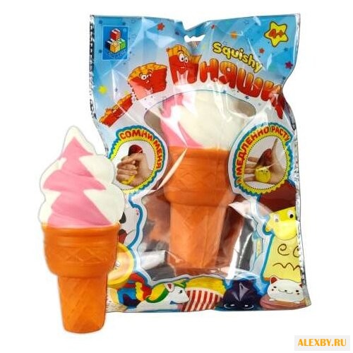 Игрушка-мялка 1 TOY Мороженое