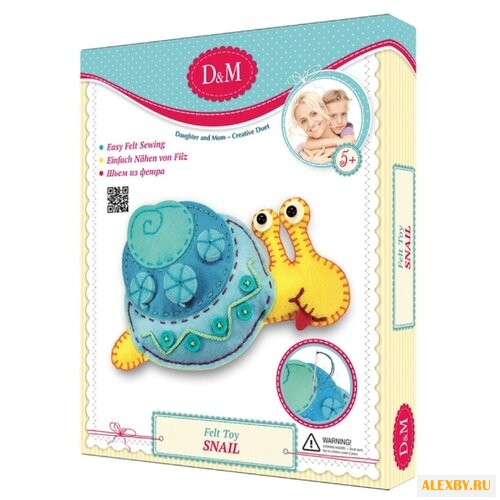 Купить D&M Шьем из фетра Улитка 10657