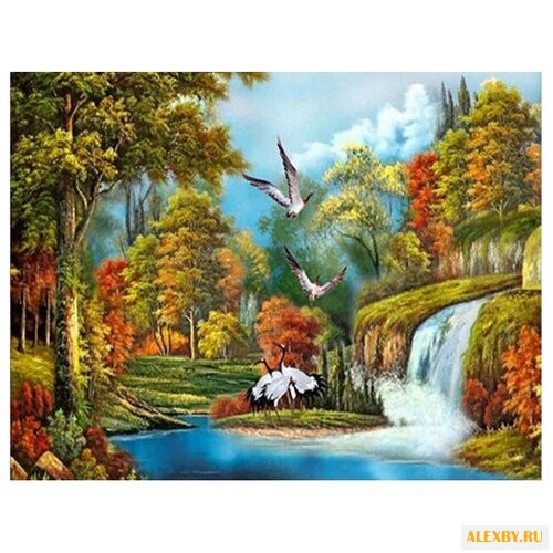 Рыжий кот Картина по номерам